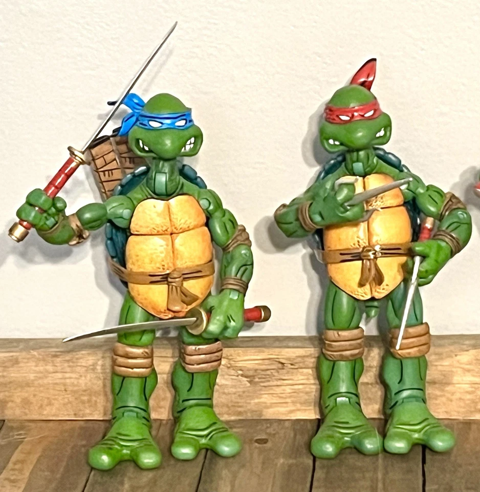 2013 NECA TMNT Mirage SET 4 Color Masks Gen. 2 Bootleg KO Knockoff NINJA TURTLES - Image 3 of 4