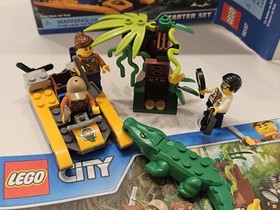 LEGO CITY: 60157 Jungle Starter Set. As Is In Photo. Adult Collection 