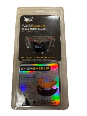 Everlast Evershield Single Mouth Guard Dual Layer Tech Level II New Mod#1400003