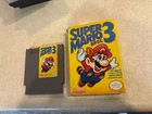Super Mario Bros. 3  Bros (Nintendo NES, 1990) in Box (NO Manual) - Tested