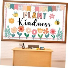Spring Floral Bulletin Board Classroom Decorations Plant Kindness Cutouts