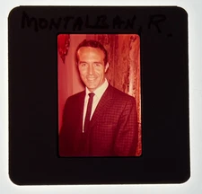 1960's Ricardo Montalban Vintage Rare Candid Photo 35mm slide transparency #214