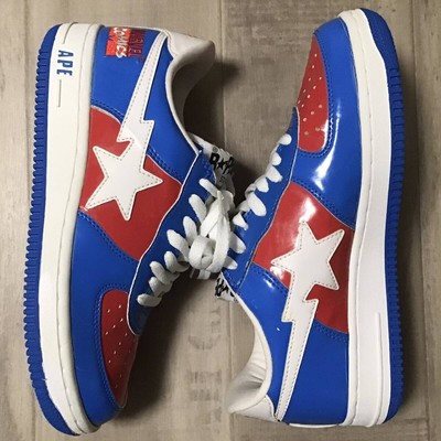 Deadstock 2005 A Bathing Ape x Marvel Comics Bape Sta Captain America Men Us8.5