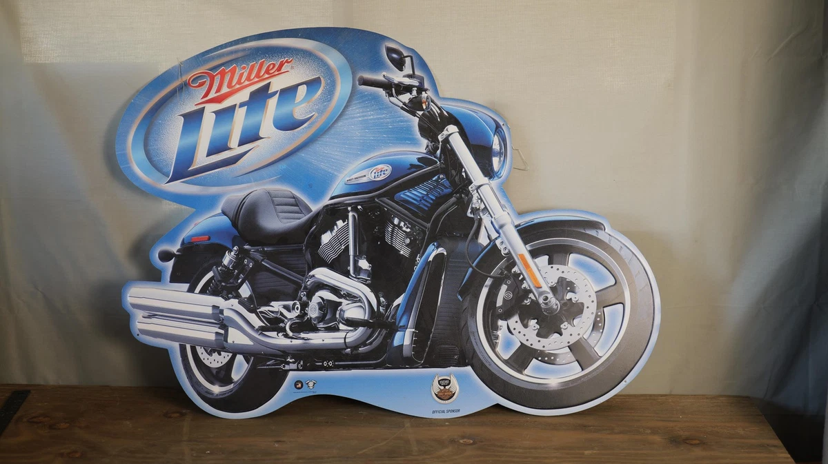 Miller Lite Harley Davidson Sign for sale | eBay