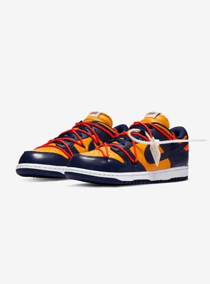 NEW IN BOX Size 7 - Nike Dunk Low x OFF-WHITE University Gold 2019 CT0856-700