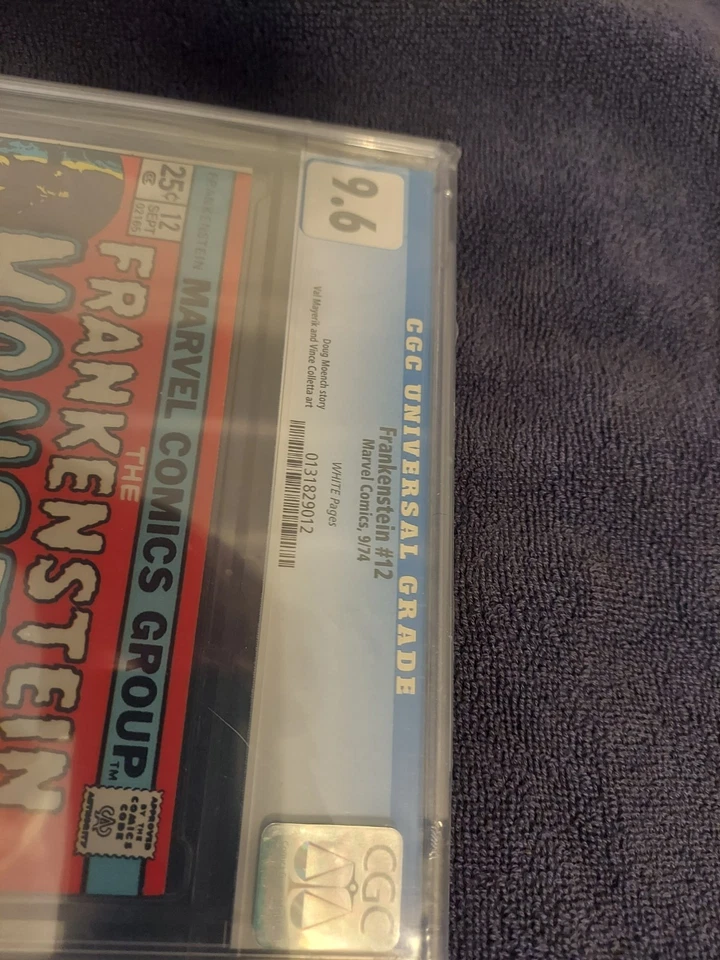 Marvel The Frankenstein Monster No. 12 (1974) CGC 9.6 NM 白色 页面 — 第 2/3 张图片