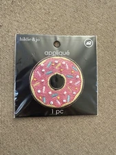 Hildie & Jo  Iron On Patch  Applique Donut