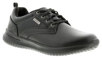 Skechers Mens Casual Shoes Delson Antigo Waterproof Leather Lace Up black UK Siz