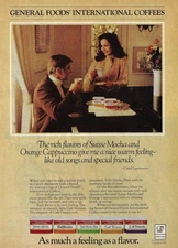 General Foods International Coffee 1980 Print Ad - Old Songs