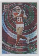 2023 Panini Spectra Rookies Lucky Envelopes Prizm 1/8 Cameron Latu #166 03ox