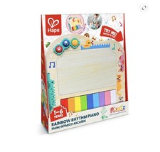 Hape Rainbow Rhythm Pixel Piano, Light Up Mus...
