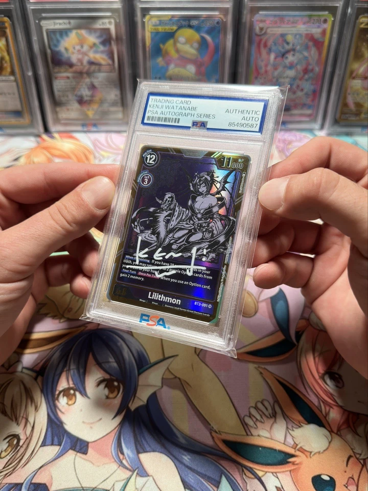 Digimon - Kenji Watanabe PSA Autograph Series Signed Lilithmon BT3-091 SR - Image 2 of 4