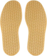 Shoe Bottom Full Sole Repair Replacement Anti-Slip Rubber, 4mm Natural