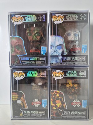 Funko Pop! Darth Vader Star Wars Art-Series 515, 516, 517 & 518 inkl. Hardcase