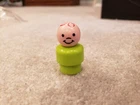 Vintage Fisher Price Little People Whoops Lime Green Boy Rare