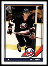 1991-92 O-Pee-Chee Bill Berg RC New York Islanders #122