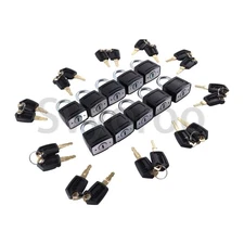 10× Padlock W/ 2 Keys For Caterpillar CAT Forklift 246-2641