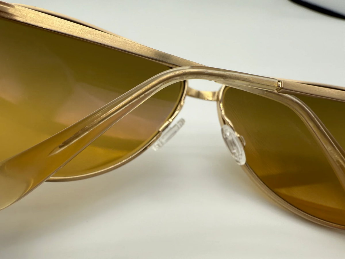 RARE Oliver Peoples Copter 62mm OV 1120 ST 510394 Brushed Gold