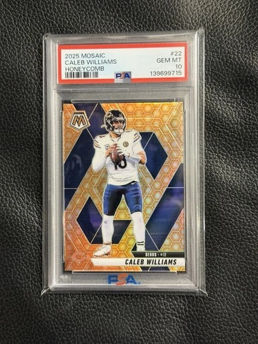 2025 Mosaic Caleb Williams Honeycomb Case Hit PSA 10 Gem Mint Pop 2 Bears