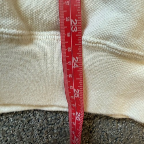 Felpa girocollo pullover vintage anni 90 Jerzees pile rovesciato manica lunga XXL - Foto 6 di 7