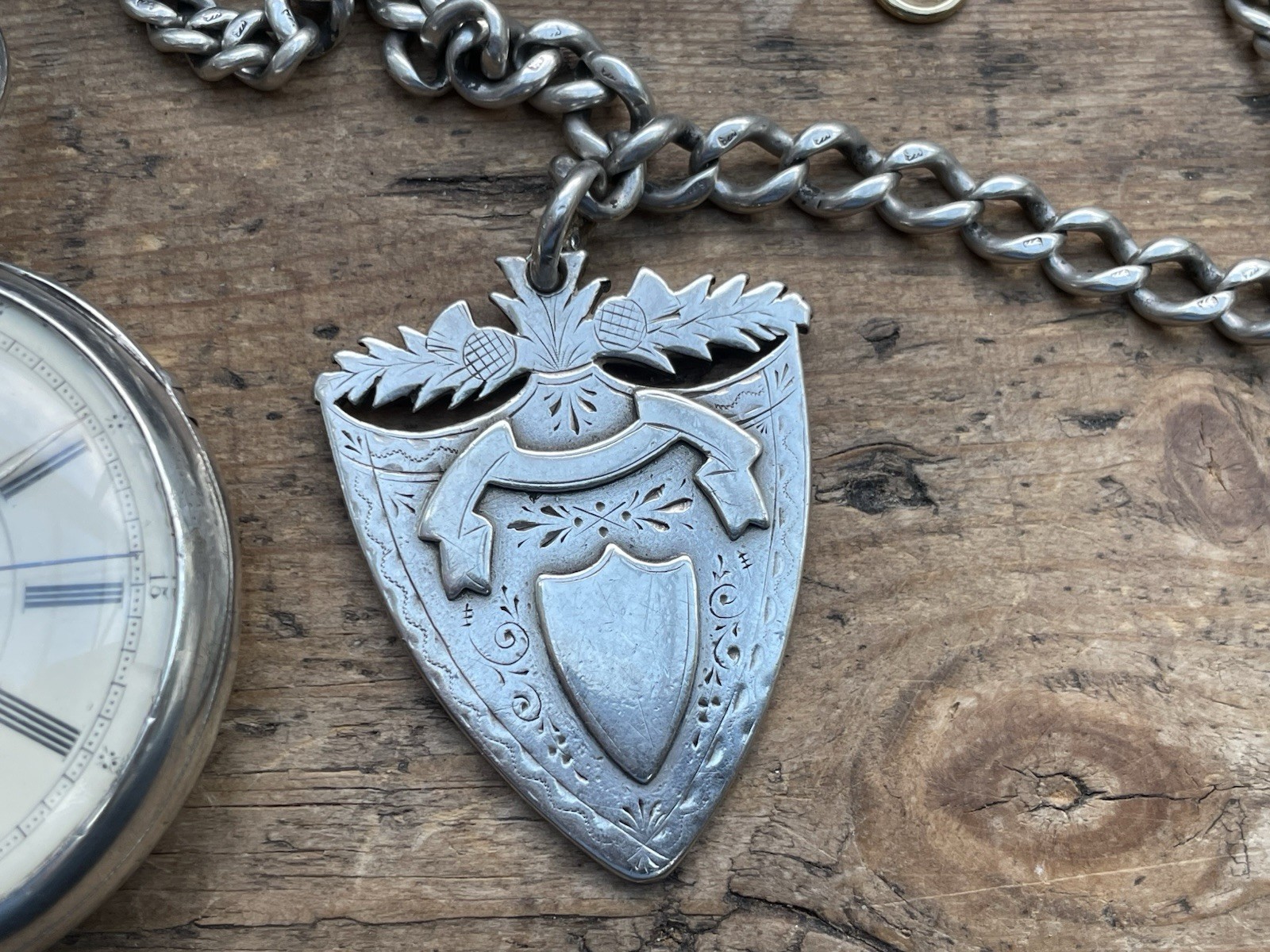 Antique Solid Silver Fusee Stop Seconds Pocket Wa… - image 13