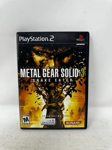 Metal Gear Solid 3: Snake Eater (PlayStation 2 PS2) *Complete CIB - Tested* MINT