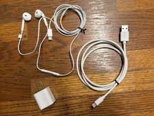 Wired In-Ear Headphones lightning With Mic For Apple /Charge and Cord