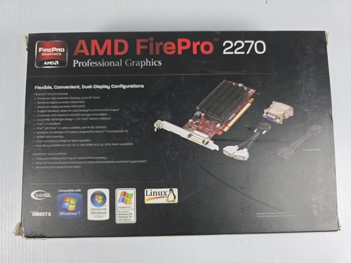 NEW FIREPRO AMD PROFESSIONAL GRAPHICS CARD 2270 DMS59 512MB - Picture 3 of 6