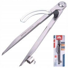 Bogenzirkel Anrei&szlig;zirkel Metallzirkel 0-280mm mit Feststeller Extol Premium
