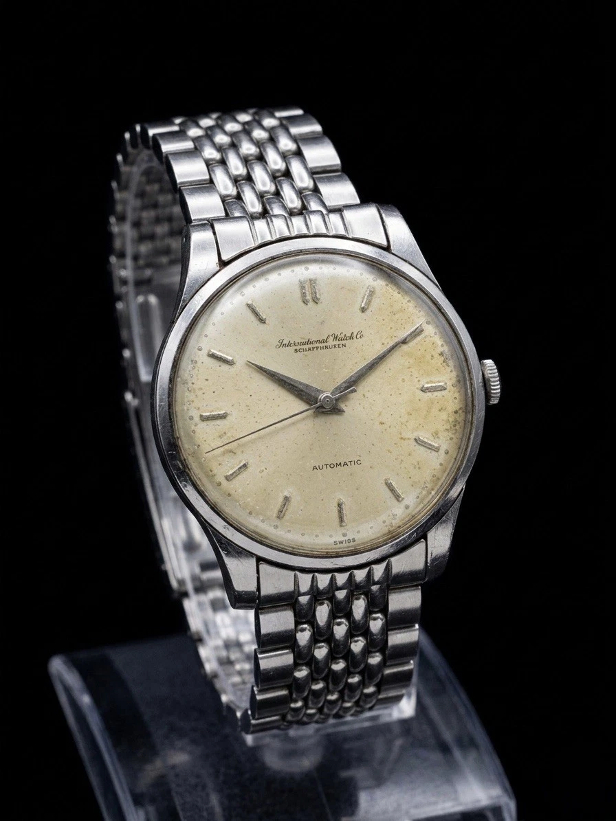 IWC Schaffhausen — IWC Schaffhausen Automatic Cal. 8541B Gay Freres Steel Bracelet Vintage 35mm