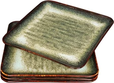 Ceramic dinner plate and dish set, microwave and dishwasher safe