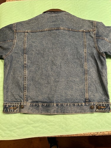 Vintage Express Cropped Denim Jean Jacket Compagnie Internationale Womens Large - Picture 17 of 23