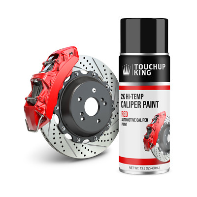 Red 2K Aerosol Brake Caliper Paint Hi-Temp Resistance Made in USA