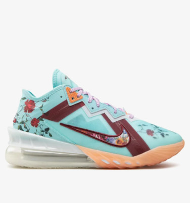 CV7562-400 Nike Lebron XVIII Low Turnschuhe Herrenschuhe Sneakers Sport Blau