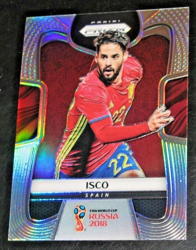 2018 Prizm World Cup Isco SILVER Prizms Refractor Parallel Base