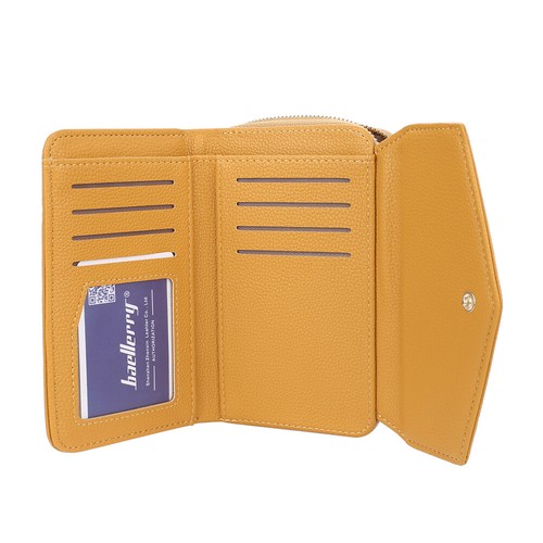 RFID Blocking Womens Trifold Leather Wallet Card Holder Coin Purse Zipper Pocket - Picture 36 of 45