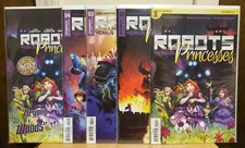 ROBOTS VERSUS PRINCESSES #1 2 3 4 + SPECIAL PREVIEW EDITION (DYNAMITE) SIGNED