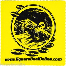 6 Deluxe HEAVY DUTY Cleaning Cloths - Yellow 7" High Density Microfiber DVD CD