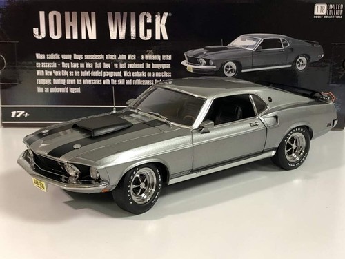 Mustang Boss 429 1969 1/18 Scale Highway 61 Diecast Model John Wick Movie
