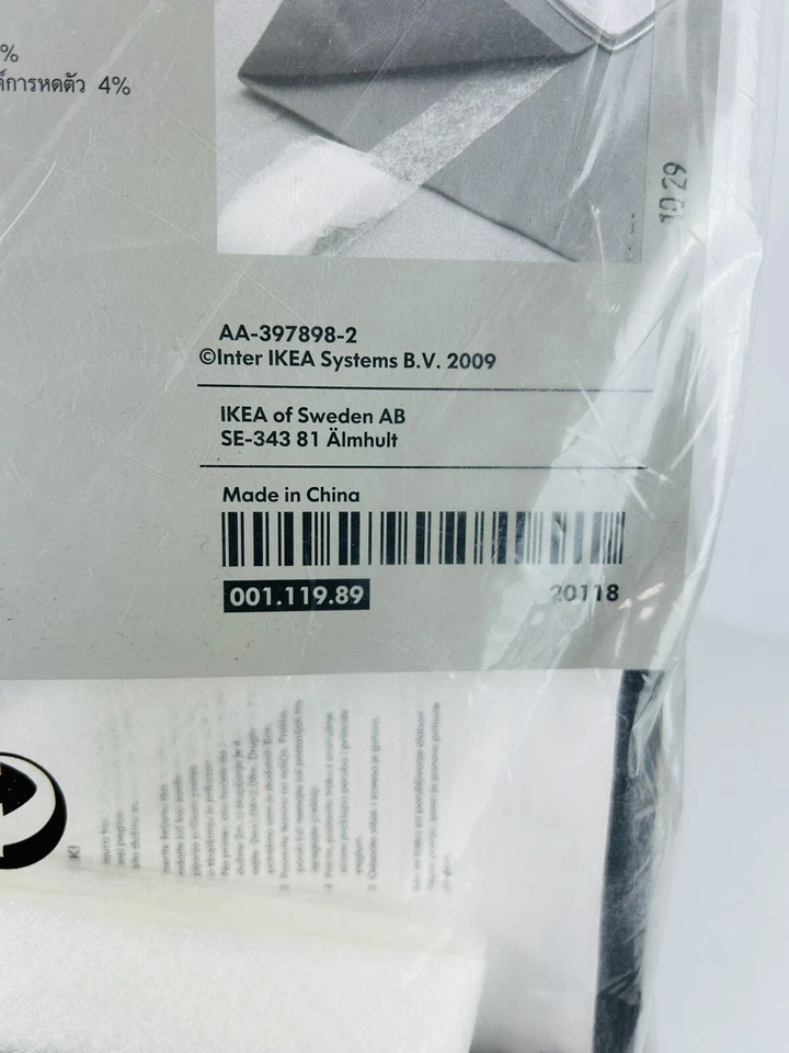 Ikea RITVA Curtains (1 pair) Brown 100% Cotton w/ Tie-Back 57" x 98" - Image 3 of 3