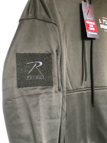 Rothco Let's Go Brandon Concealed Carry Hoodie Sweatshirt Olive Drab Med. NEW - Picture 4 of 6