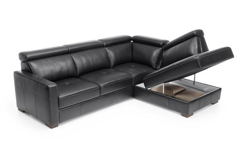 PREMIUM ECHTLEDER WOHNLANDSCHAFT ECKSOFA U-FORM 3 SITZER SOFA SESSEL FARBEN ! - Bild 20 von 35