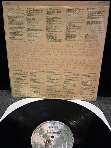 Gary Wright - The Light Of Smiles - Warner Bros. Records Pressing BS-2951 - Picture 4 of 8