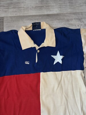 vtg 90s CANTERBURY of New Zealand Texas Lone Star rugby polo
