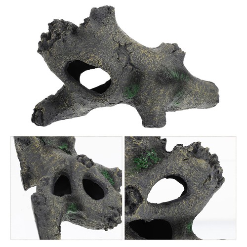 2 Count remise Hideout House Reptile Tank Habitat Decor Shelter Sleeping Cave