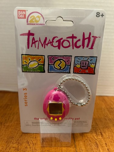 TAMAGOTCHI CHIBI NANO PINK BANDAI 41822 20TH ANNIVERSARY 2018 NEW ELECTRONIC PET - Picture 2 of 4