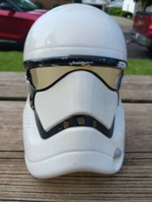 2 Piece Storm Trooper Mask Plastic Damaged See Description