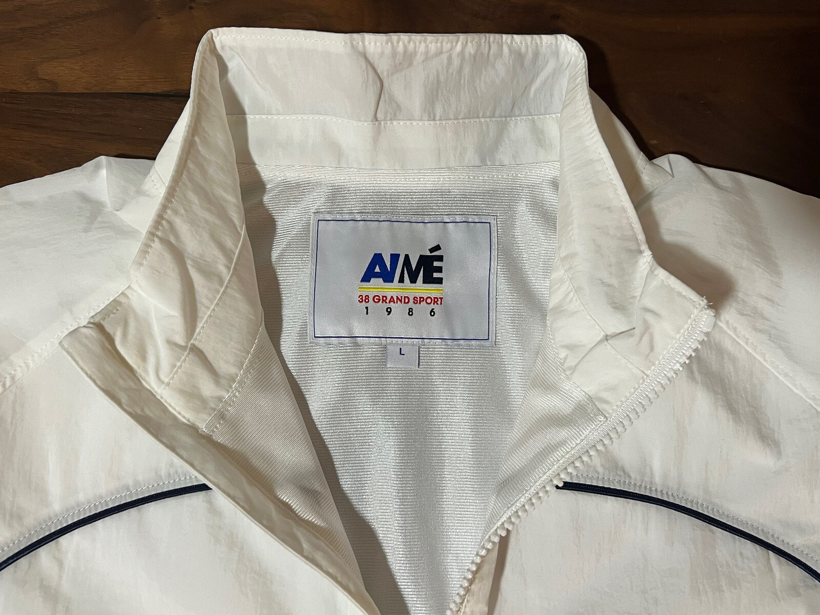Aime Leon Dore ALD 38-GS Offshore Quarter Zip Pullover 1986 Technohull Sz Large image 4