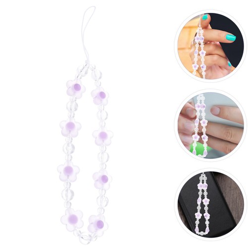 Mobilfunkkettenschmuck Handy Lanyard Mit Perlen Perlen-Telefon-Charm-Kette - Zdjęcie 8 z 12
