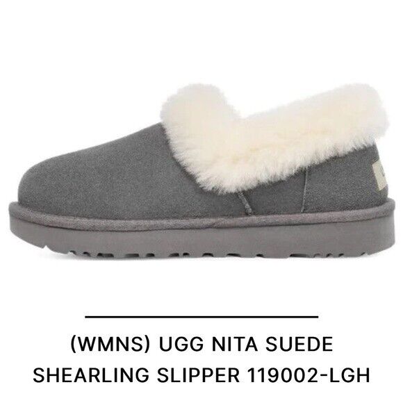 UGG | Nita Ultra Mini Shearling Suede Slipper Indoor Outdoor UGG | Nita Ultra Mini Shearling Suede Slipper Indoor Outdoor